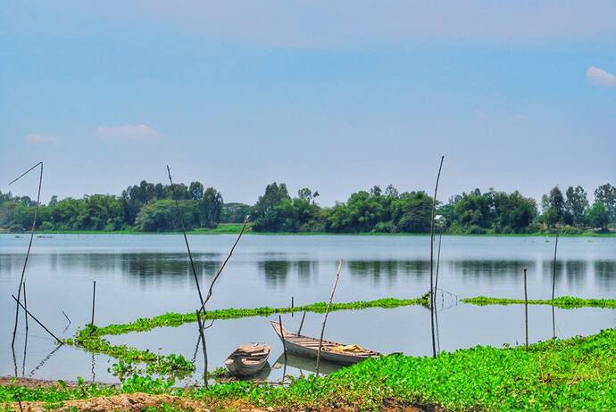 'Hồ nước Trời' gắn liền với cuộc sống người dân An Phú, An Giang. (Ảnh: Internet)