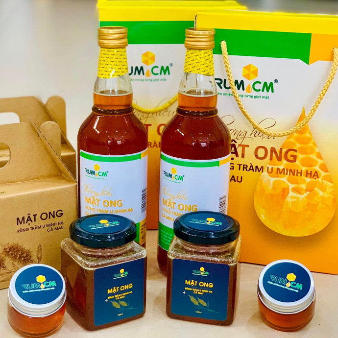 Mật ong RUM CM có đa dạng mẫu mã, thích hợp làm quà tặng. (Ảnh minh họa)