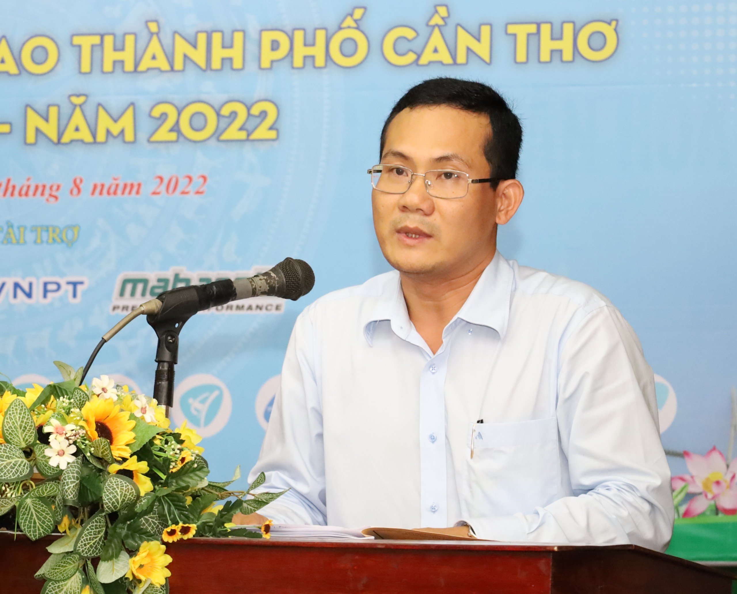 Ông Nguyễn Minh Tuấn - Giám đốc Sở Văn hóa, Thể thao và Du lịch TP. Cần Thơ phát biểu tiếp thu ý kiến đóng góp tại buổi tổng kết.