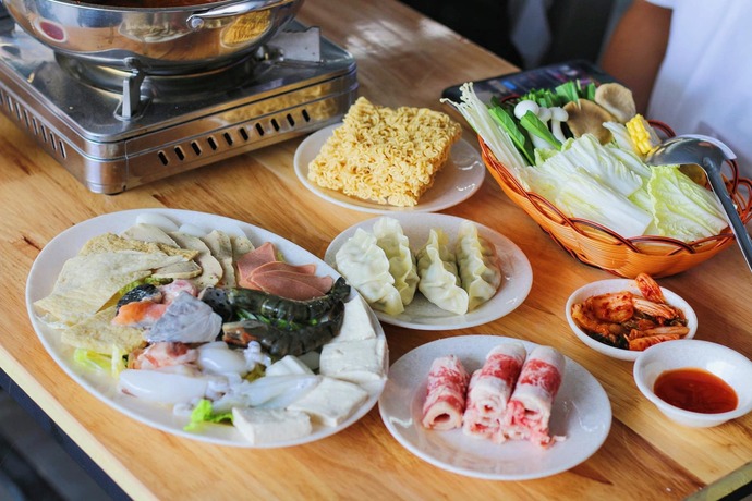 Các món ăn tại Hancook luôn bắt mắt thực khách.