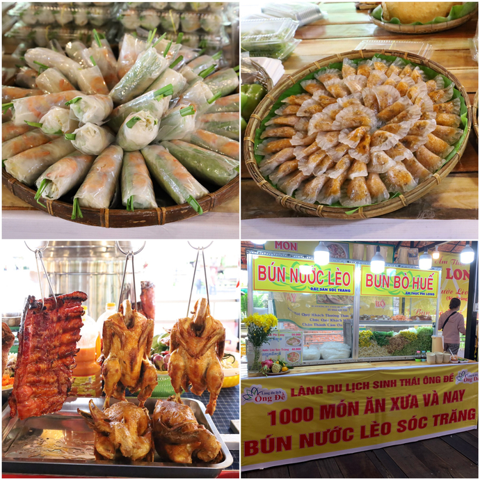 Những món ẩm thực đặc sản các vùng miền cũng góp phần làm nên hương vị riêng cho Lễ hội văn hóa ẩm thực 1.000 món ăn ngon xưa và nay.