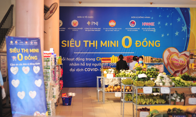 5. Toàn cảnh siêu thị mini 0 đồng tại quận Phú Nhuận