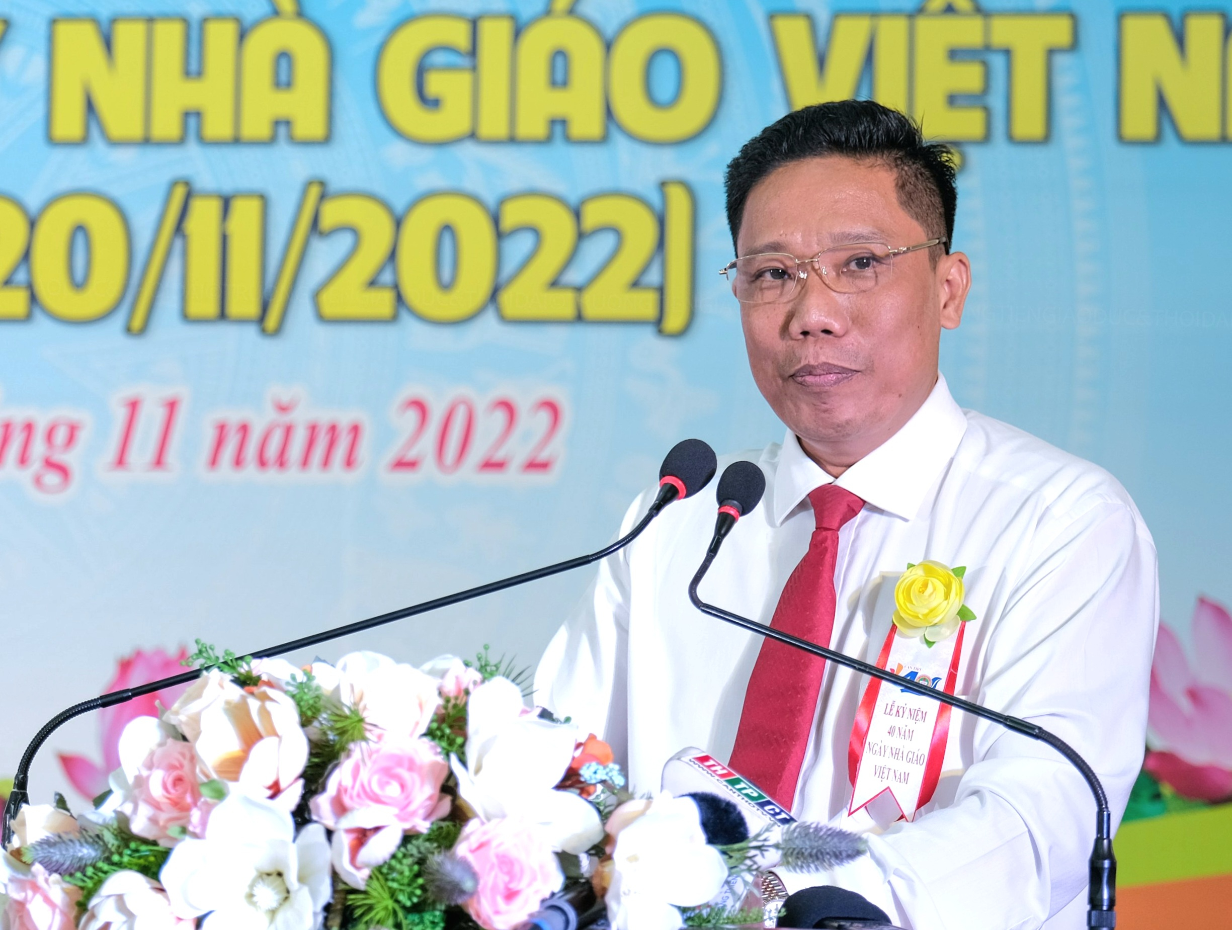 Ông Nguyễn Thực Hiện - Phó Chủ tịch UBND TP. Cần Thơ phát biểu tại buổi họp mặt.
