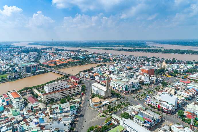 An Giang phấn đấu đến năm 2025 kinh tế thuộc nhóm đầu khu vực ĐBSCL và đạt mức trung bình cả nước; đến năm 2030 đạt trên mức trung bình cả nước. (Ảnh: Kinh tế và dự báo).