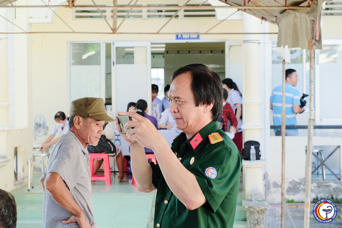 Phó Giáo sư - Tiến sĩ Lê Thành Tài - giảng viên cao cấp, Chủ tịch Hội Cựu chiến binh Trường Đại học Y Dược Cần Thơ.