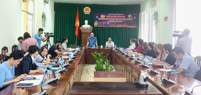Cuộc họp Thông cáo báo chí về 'Ngày hội Du lịch - Đêm hoa đăng Ninh Kiều, Cần Thơ' lần thứ V năm 2023 nhận được sự quan tâm của đông đảo cơ quan báo đài, truyền thông.