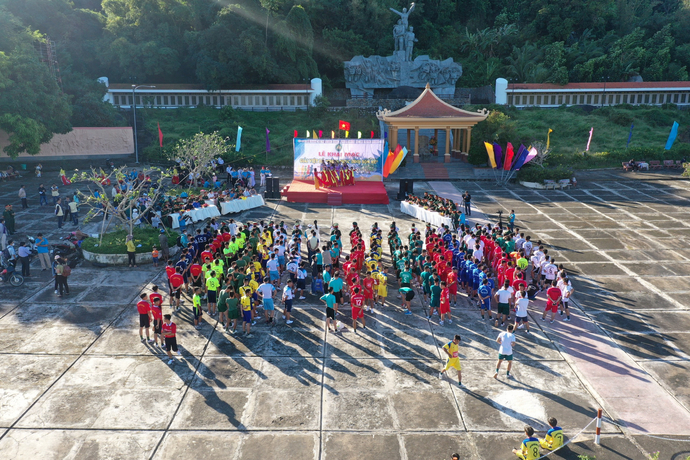 Ngày hội thu hút rất đông vận động viên tham gia.