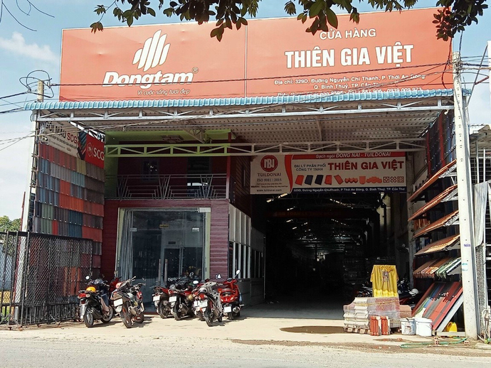 Xưởng sản xuất đặt tại số 329D, đường Nguyễn Chí Thanh, Phường Thới An Đông, Quận Bình Thủy, TP Cần Thơ.