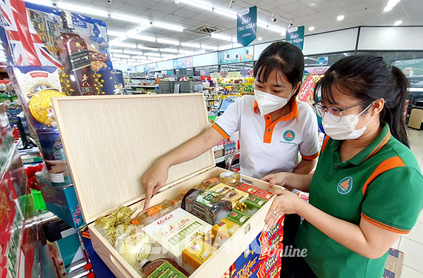 Sản phẩm OCOP được bày bán tại các siêu thị trên địa bàn tỉnh Kiên Giang phần lớn có xuất xứ ngoài tỉnh.