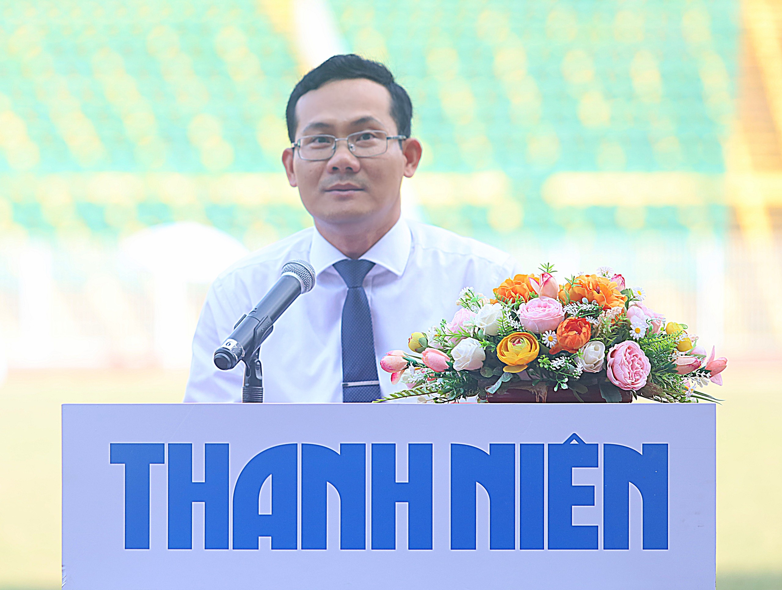 Ông Nguyễn Minh Tuấn - Giám đốc Sở Văn hóa, Thể thao và Du lịch TP. Cần Thơ phát biểu chào mừng.