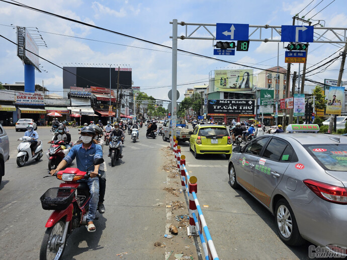 Nút giao 3 Tháng 2 - Mậu Thân - Trần Hưng Đạo. Ảnh: ANH KHOA