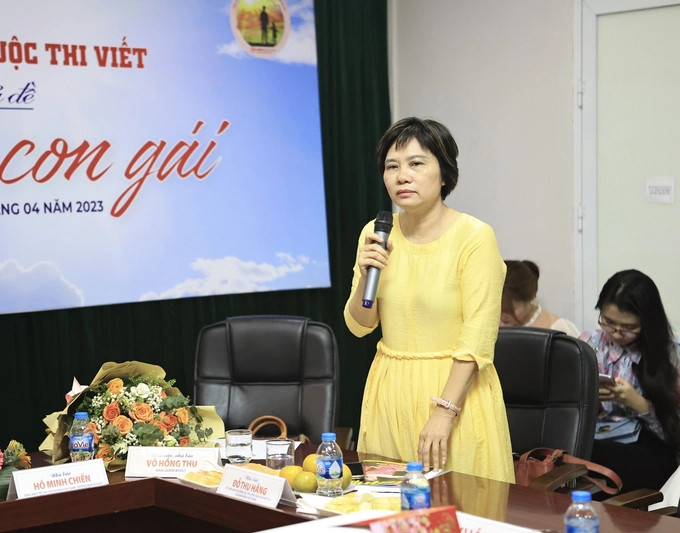 Nhà báo Đỗ Thu Hằng - Uỷ viên Ban thường vụ, Trưởng Ban nghiệp vụ Hội Nhà báo Việt Nam chia sẻ về cuộc thi