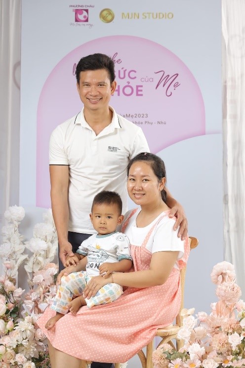 Hình ảnh khách hàng hưởng ứng chương trình nhân Ngày của Mẹ tại BVQT Phương Châu