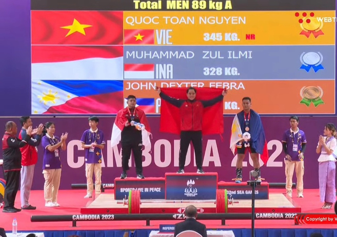 Nguyễn Quốc Toàn xuất sắc giành huy chương vàng, phá 3 kỷ lục SEA Games.