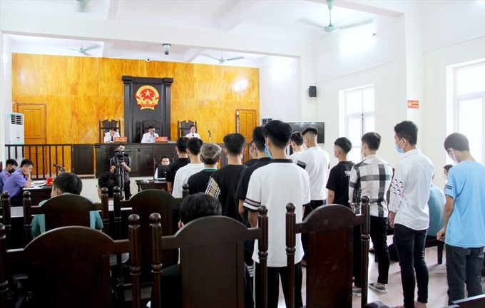 Nhóm đua xe trái phép phần lớn là học sinh của một trường tại TP.Móng Cái, Quảng Ninh bị đưa ra xét xử thời gian gần đây (Ảnh minh họa)