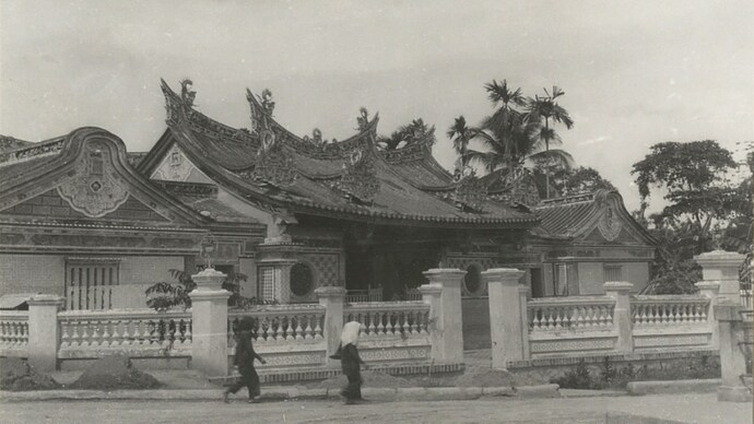 Hình ảnh Kiến An Cung xưa. (Ảnh: nụ cười Mekong).
