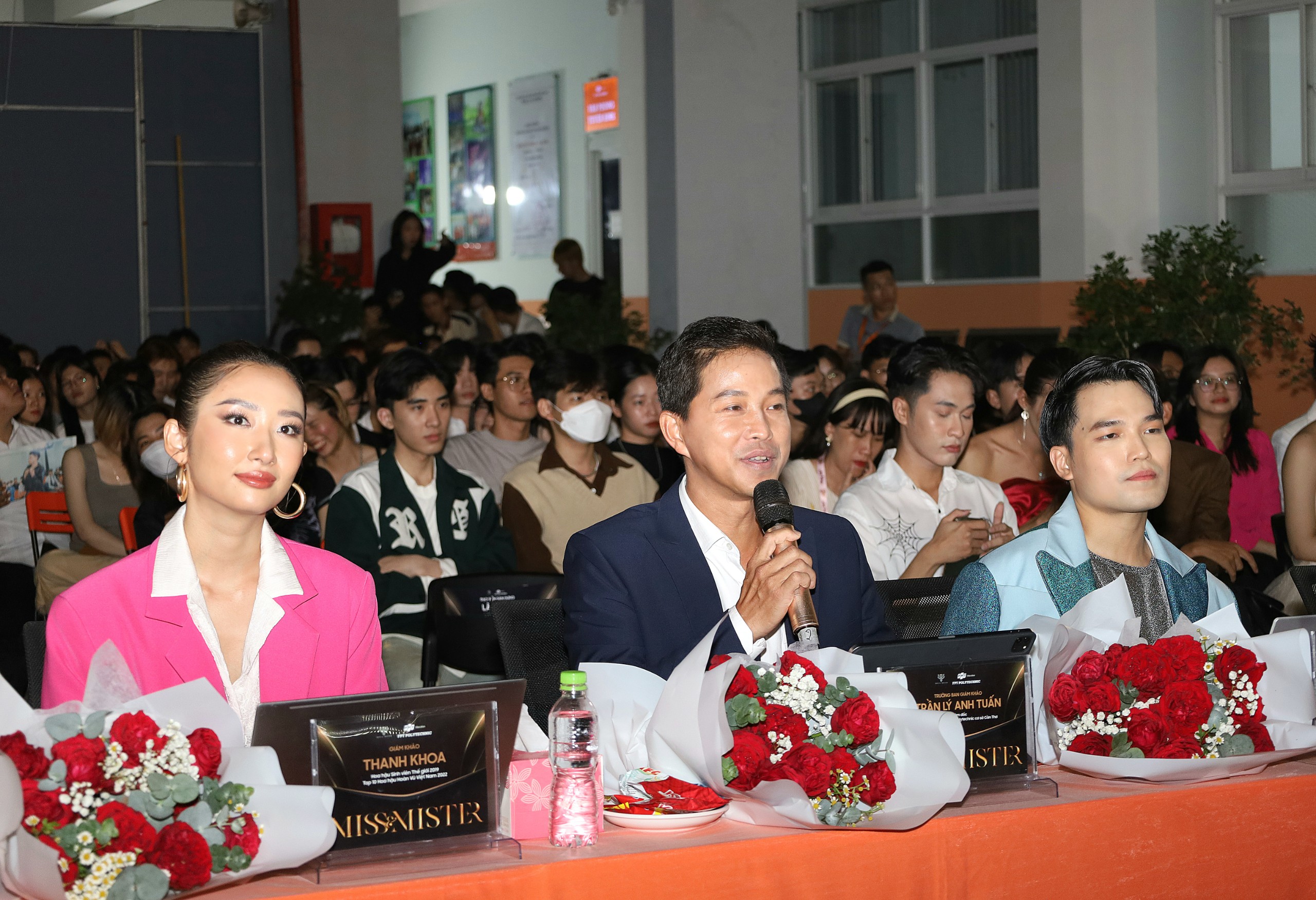 Ông Trần Lý Anh Tuấn – Giám đốc Trường Cao đẳng FPT Polytechnic cơ sở Cần Thơ - Trưởng Ban Giám khảo chia sẻ về phần thi của các thí sinh.