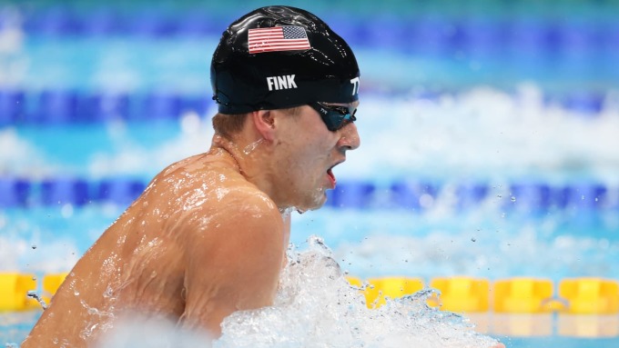 Nic Fink, vận động viên bơi lội của đội tuyển quốc gia Mỹ