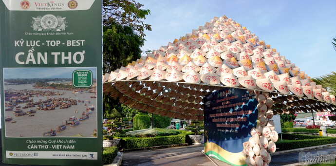 Sách “Kỷ lục - Top - Best Cần Thơ” và Kỷ lục Việt Nam “Mô hình nón lá lớn nhất Việt Nam được ghép từ 540 chiếc nón lá truyền thống kết hợp vẽ thư pháp” xác lập năm 2022.