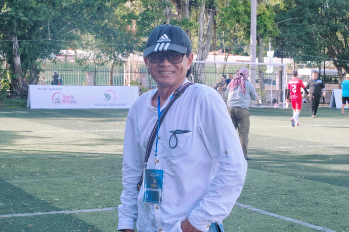 Ông Trương Hữu Nhã - Trưởng Ban trọng tài Press Cup ĐBSCL 2023.