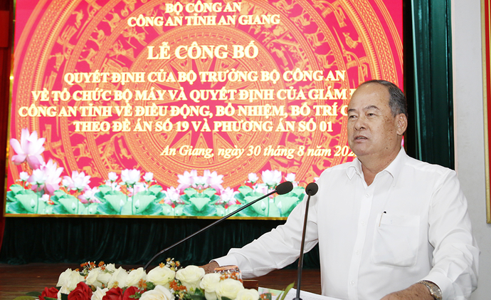 Ông Nguyễn Thanh Bình - Chủ tịch UBND tỉnh phát biểu tại buổi Lễ.