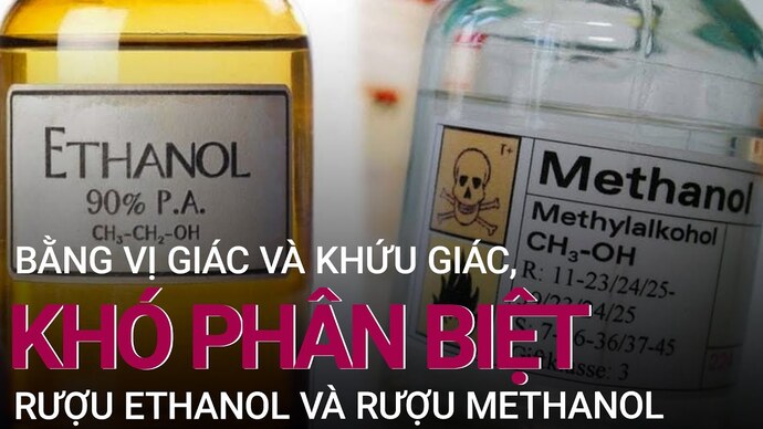 Người tiêu dùng nên cẩn trọng khi sử dụng các loại rượu không rõ nguồn gốc, khó phân biệt giữa rượu ethanol và rượu methanol (Ảnh minh họa).