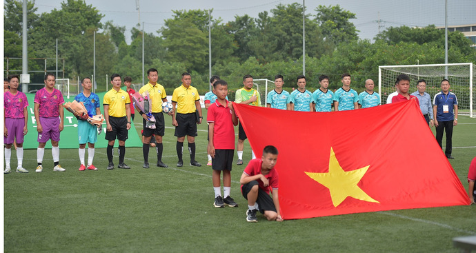 FC Đài Truyền hình Việt Nam và FC Phóng viên Đời sống Xã hội bước vào trận chung kết tranh cúp vô địch Press Cup 2023.