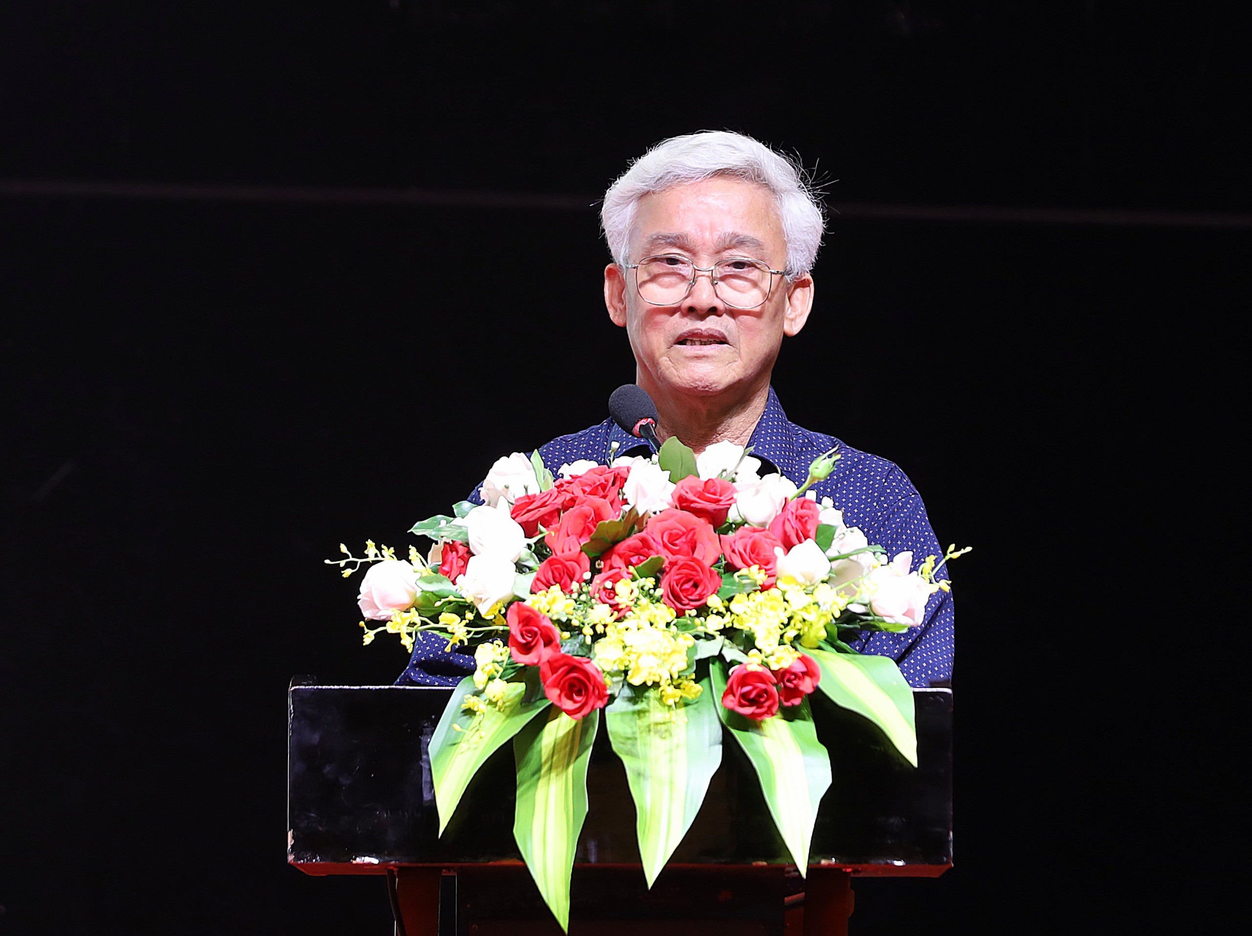Ông Phạm Thái Bình - Tổng giám đốc Công ty cổ phần nông nghiệp công nghệ cao Trung An (Công ty Trung An) phát biểu tại hội nghị.