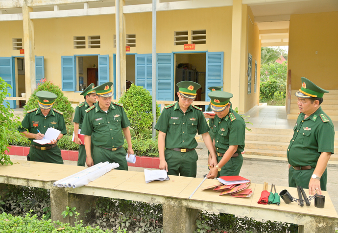 BĐBP tỉnh Kiên Giang kiểm tra, hướng dẫn các tiêu chí xây dựng chính quy, “mẫu mực tiêu biểu” tại đơn vị cơ sở