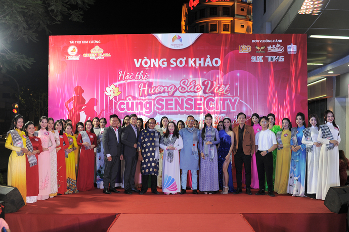 39 thí sinh tham gia vòng sơ khảo Cuộc thi Hương Sắc Việt cùng Sense City mùa 3, năm 2023.