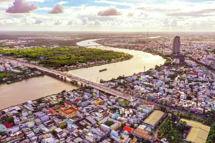 Vào thu, qua góc nhìn trên cao, vùng đất 9 Rồng trở nên thơ mộng và êm đềm hơn bao giờ hết.