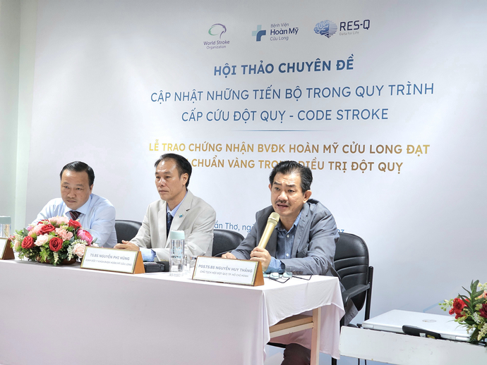 PGS.TS.BS Nguyễn Huy Thắng, Chủ tịch Hội Đột quỵ TPHCM cho biết, Việt Nam thuộc nhóm những quốc gia có nguy cơ đột quỵ cao nhất thế giới