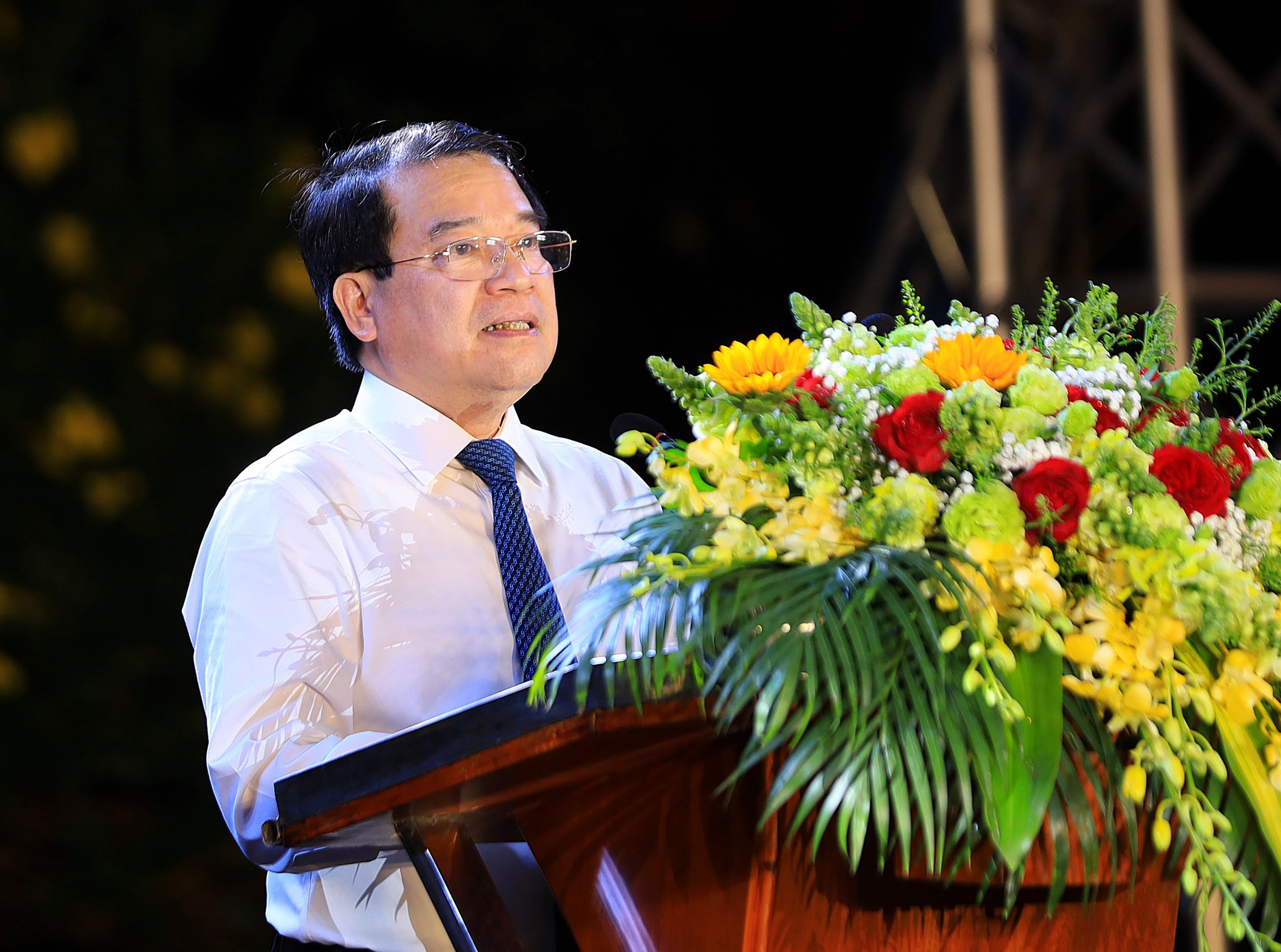 Ông Hà Văn Siêu - Phó Cục trưởng Cục Du lịch phát biểu tại lễ khai mạc.