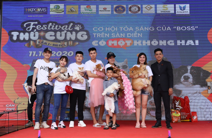 Sự kiện Festival Thú cưng ĐBSCL lần 1 năm 2020 tại TP Cần Thơ thu hút rất nhiều người dân tham dự.