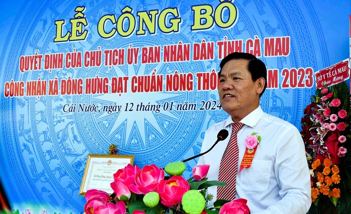 Ông Lê Minh Ý - Uỷ viên BTV Tỉnh uỷ, Chủ nhiệm Uỷ ban Kiểm tra Tỉnh uỷ phát biểu chỉ đạo.