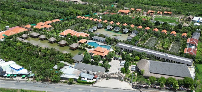 Cantho Eco Resort là khu nghỉ dưỡng xanh mát cao cấp với nhiều tiện nghi đẳng cấp ở Cần Thơ.