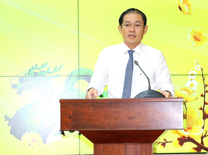 Ông Ngô Anh Tín - Giám đốc Sở KHCN TP. Cần Thơ phát biểu tiếp thu ý kiến chỉ đạo.