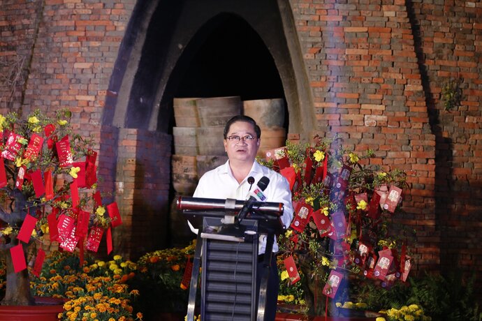 Ông Trần Việt Trường - Phó Bí thư Thành uỷ, Chủ tịch UBND TP Cần Thơ phát biểu tại chương trình.