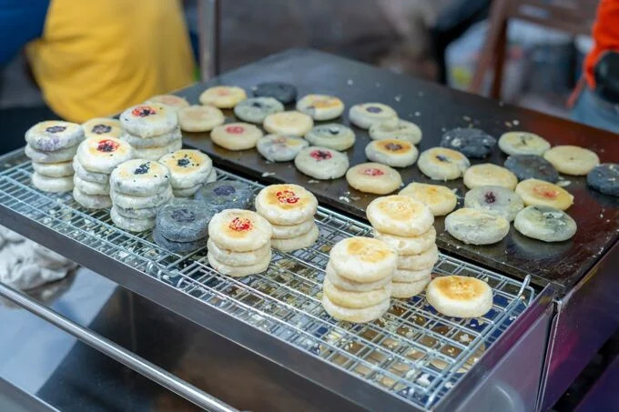 Bánh thốt nốt Kanom Pia nổi tiếng ở Thái Lan.