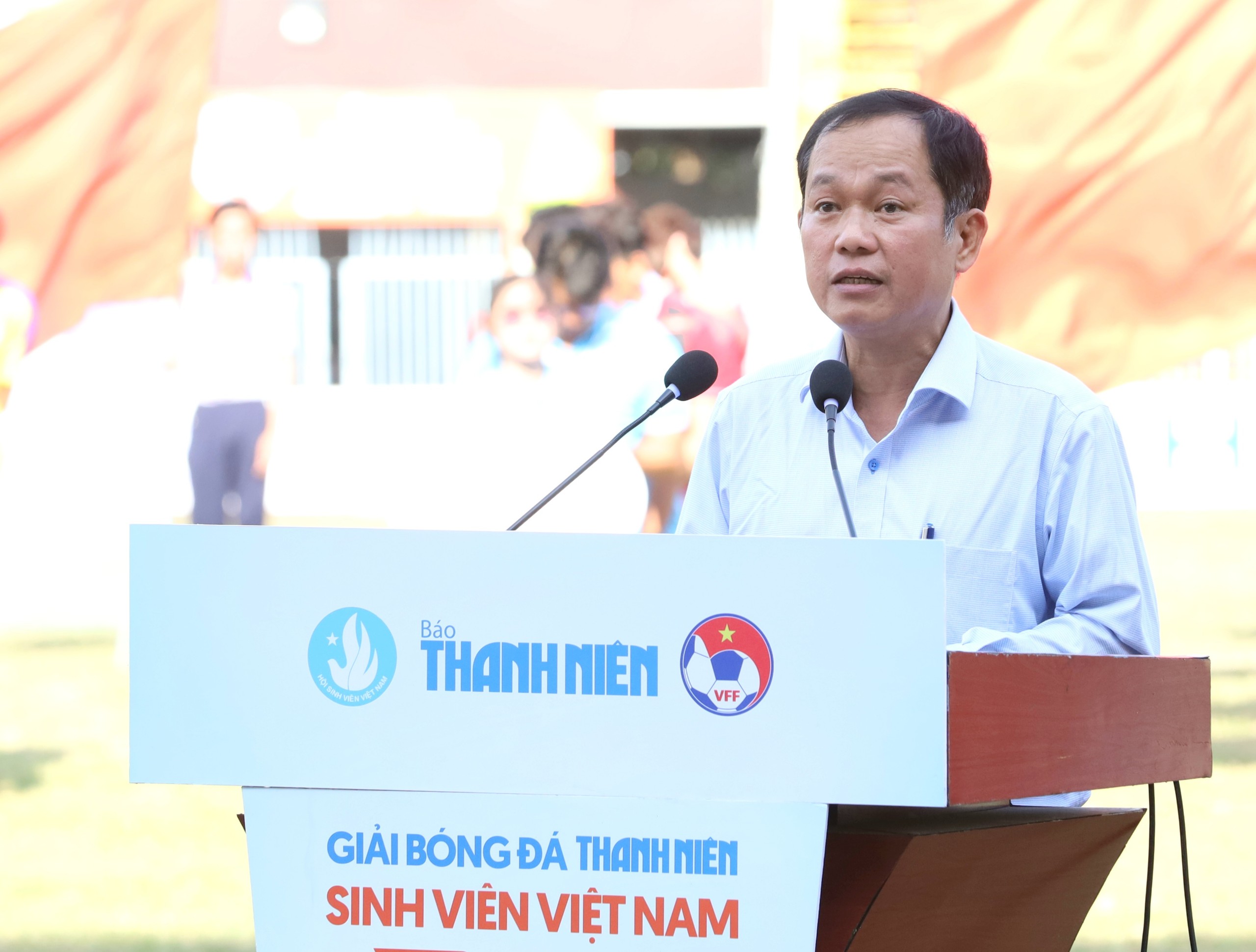 Ông Trương Công Quốc Việt - Phó Giám đốc Sở Văn hóa, Thể thao và Du lịch TP. Cần Thơ phát biểu chào mừng.