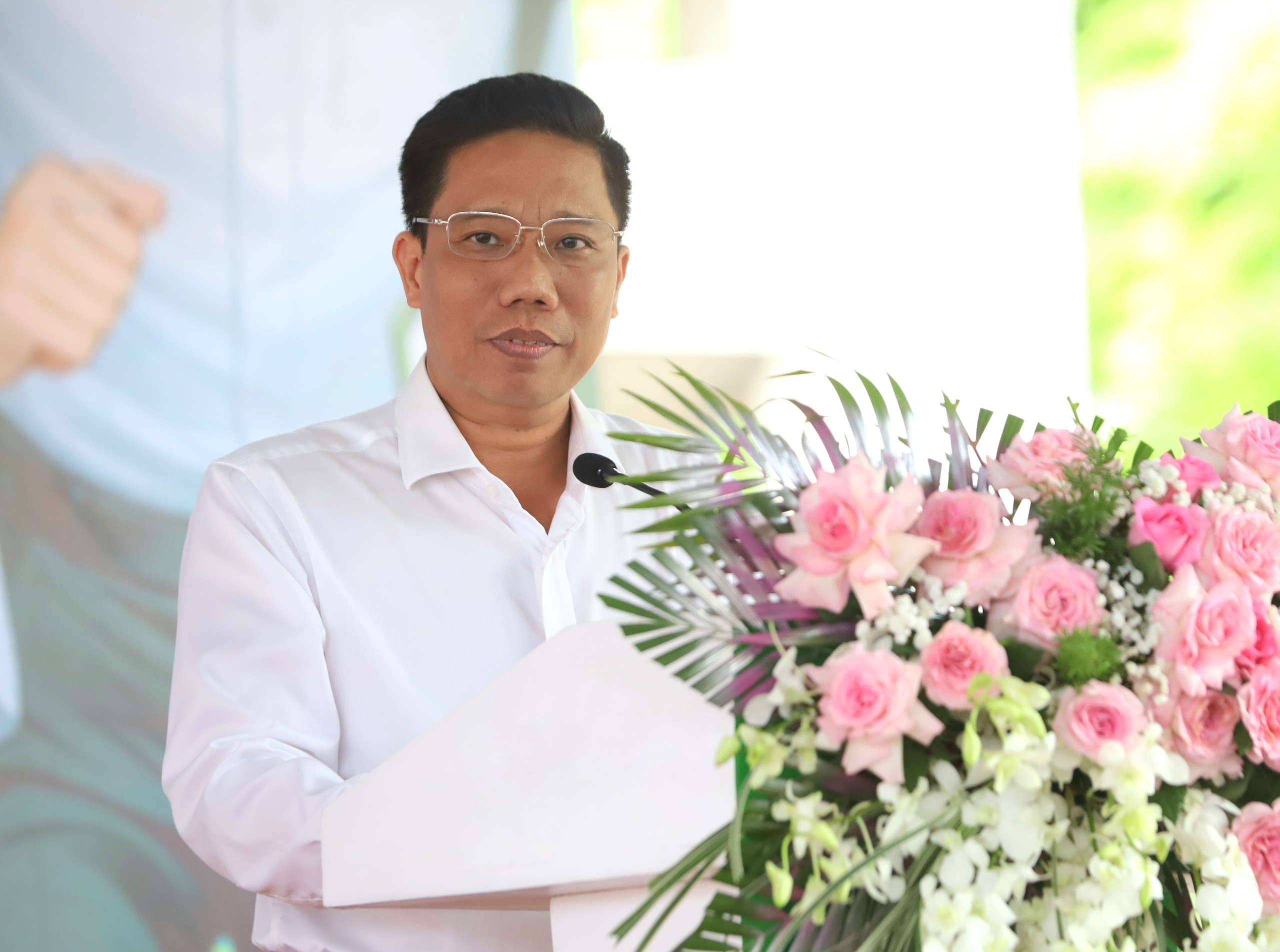 Ông Nguyễn Thực Hiện – Phó Chủ tịch UBND TP. Cần Thơ phát biểu chào mừng tại ngày hội.