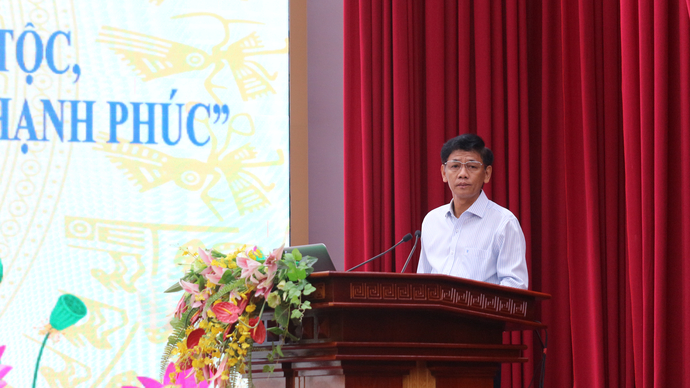 Ông Lâm Văn Mẫn - Bí thư Tỉnh ủy Sóc Trăng phát biểu chỉ đạo tại Hội nghị.