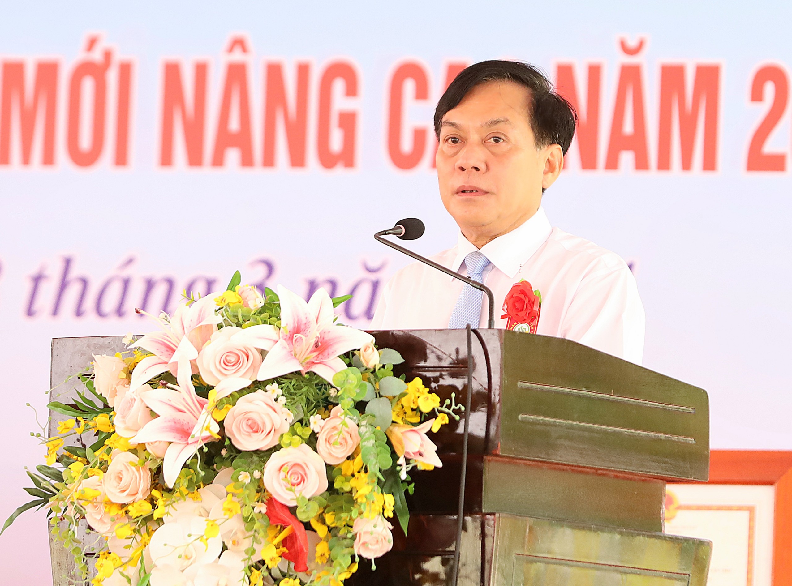 Ông Nguyễn Ngọc Hè – Phó Chủ tịch UBND TP. Cần Thơ phát biểu chỉ đạo tại buổi lễ,