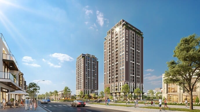 Cara River Park – toà tháp Luxury Tower