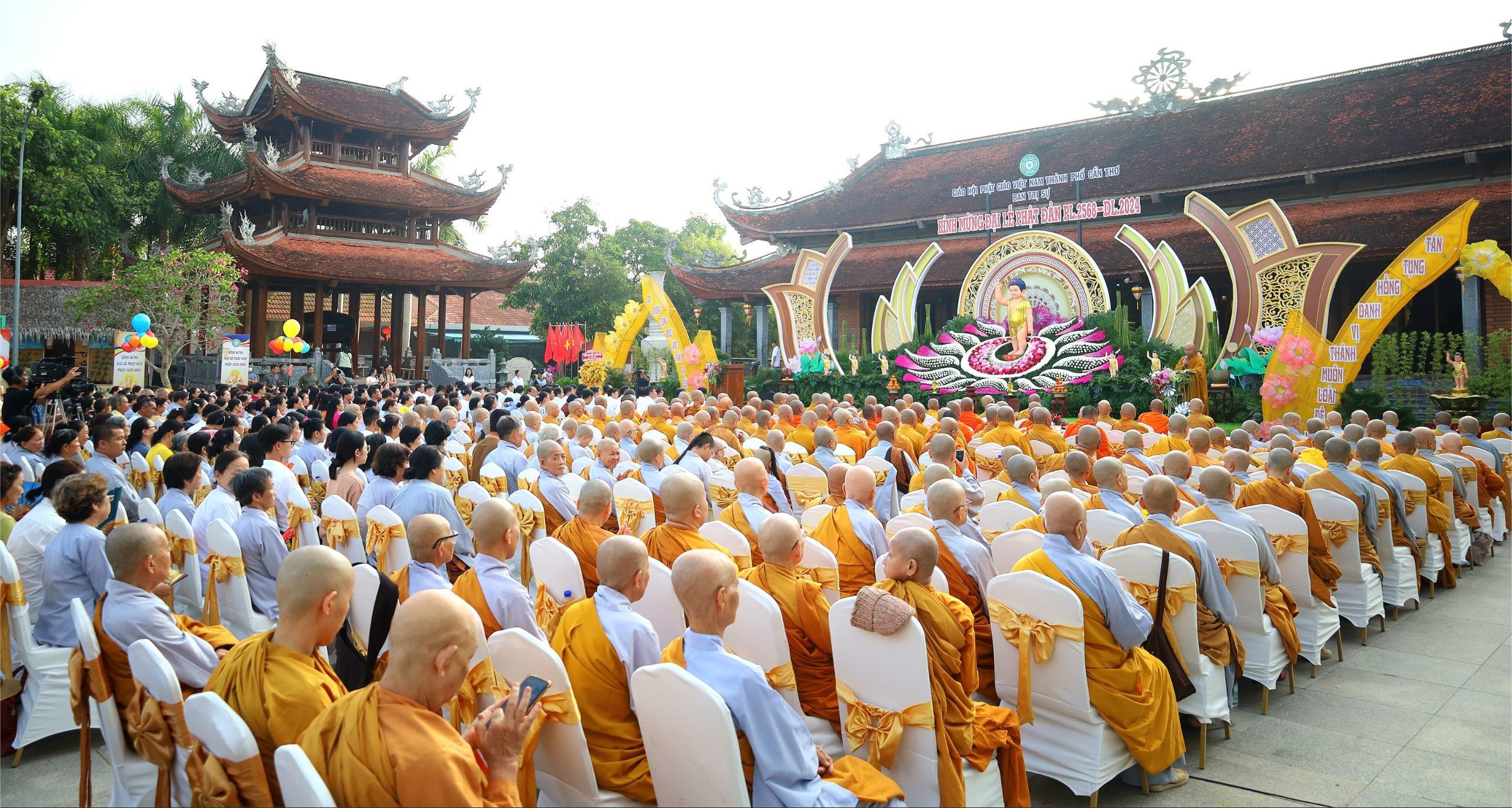 Ban Trị sự Giáo hội Phật giáo Việt Nam TP. Cần Thơ long trọng tổ chức Đại lễ Phật Đản Phật lịch 2568 và mùa An cư Kiết hạ năm 2024.