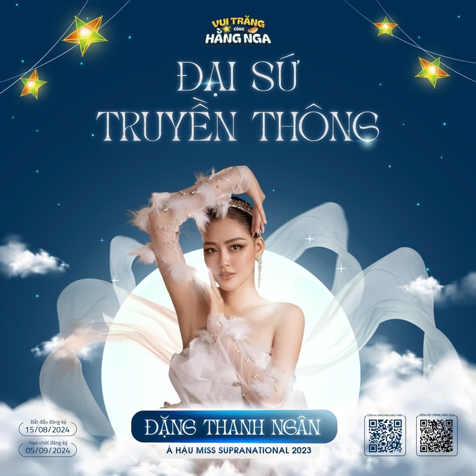 Á hậu Miss Supranational 2023 Đặng Thanh Ngân, Đại sứ truyền thông Đêm hội trăng rằm - San sẻ yêu thương.