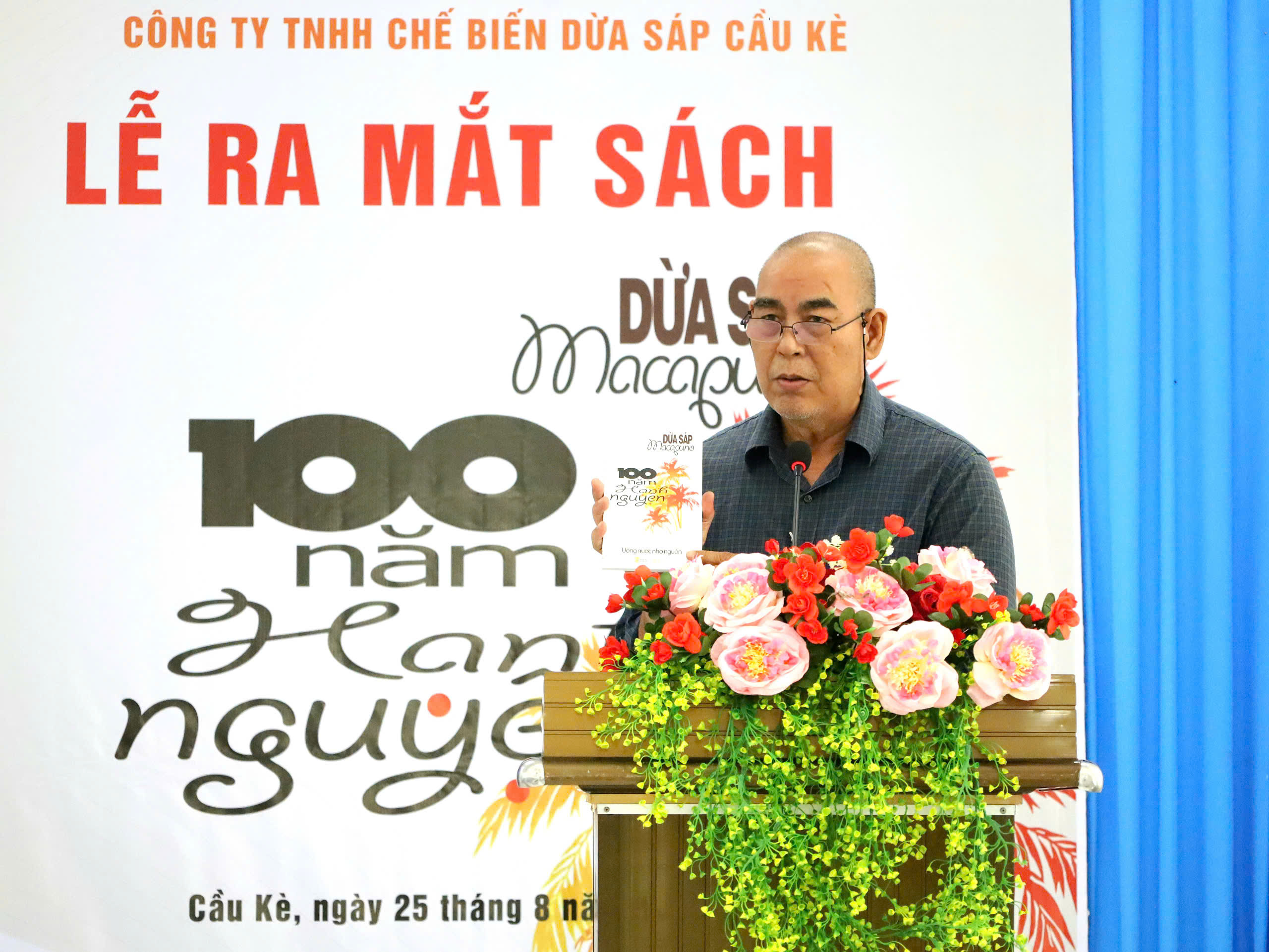 Ông Trần Hoàng Tuyên - Phó Giám đốc Trung tâm Nghiên cứu Kinh doanh và Hỗ trợ doanh nghiệp (BSA) phát biểu tại buổi lễ.