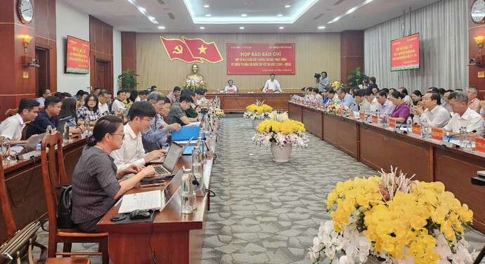 Quang cảnh họp báo quý 3/2024.