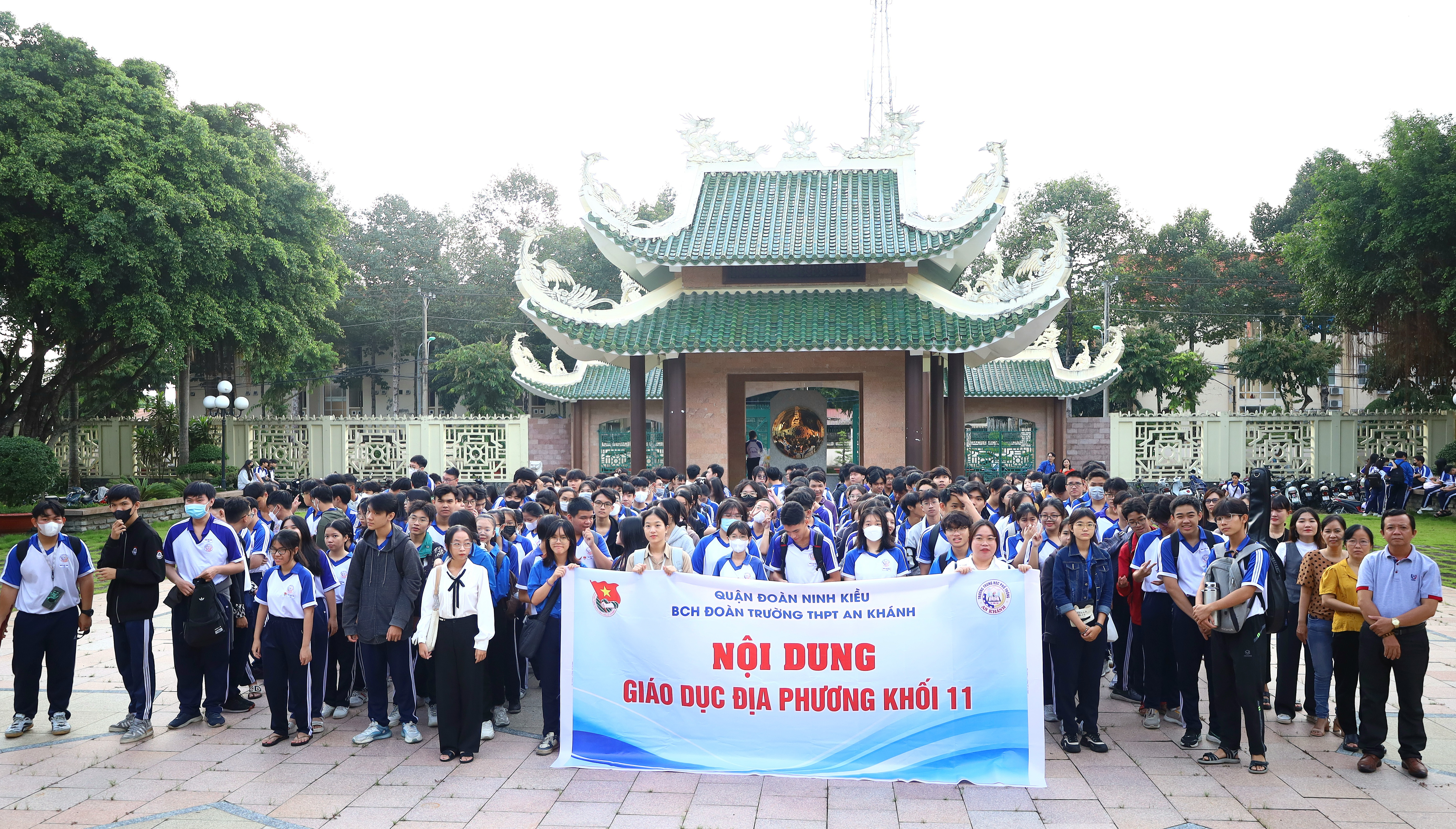 Trường THPT An Khánh, quận Ninh Kiều tổ chức buổi học Giáo dục Địa phương khối 11 thông qua hoạt động trải nghiệm năm học 2024-2025.