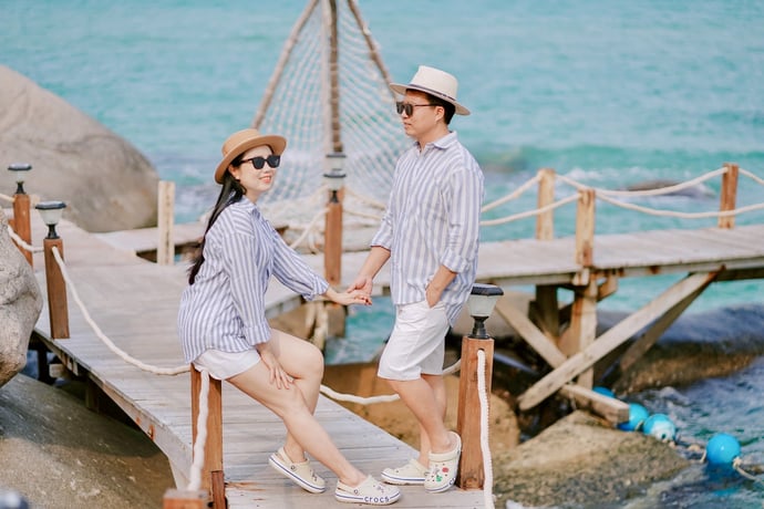 Du khách chọn Hòn Sơn cho các kỳ nghỉ cùng người thân.